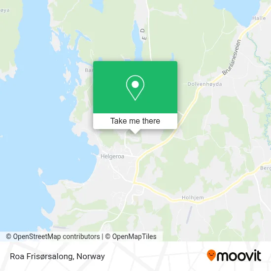 Roa Frisørsalong map