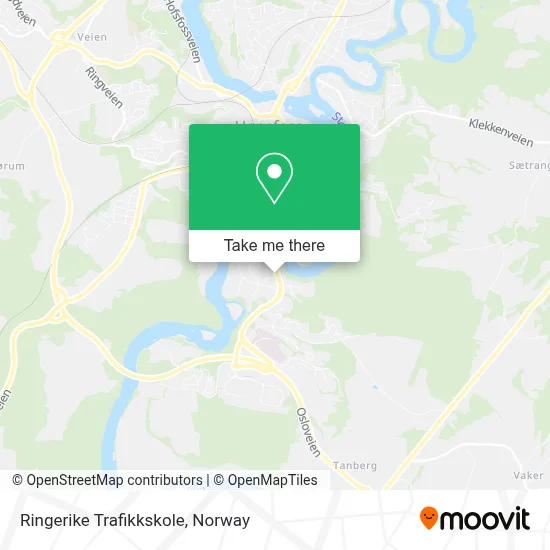 Ringerike Trafikkskole map