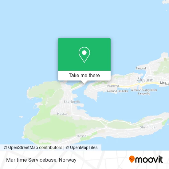 Maritime Servicebase map