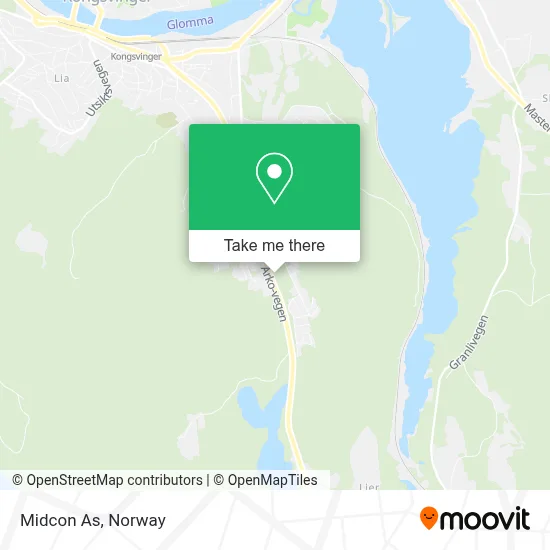 Midcon As map