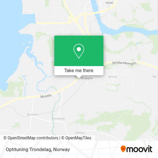 Optituning Trondelag map