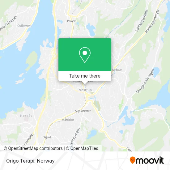 Origo Terapi map