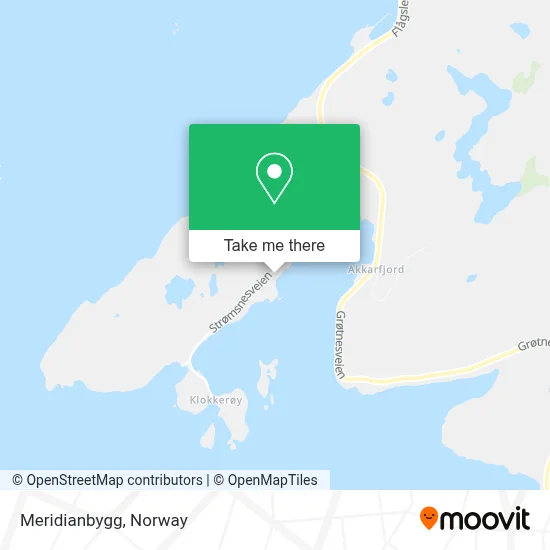 Meridianbygg map
