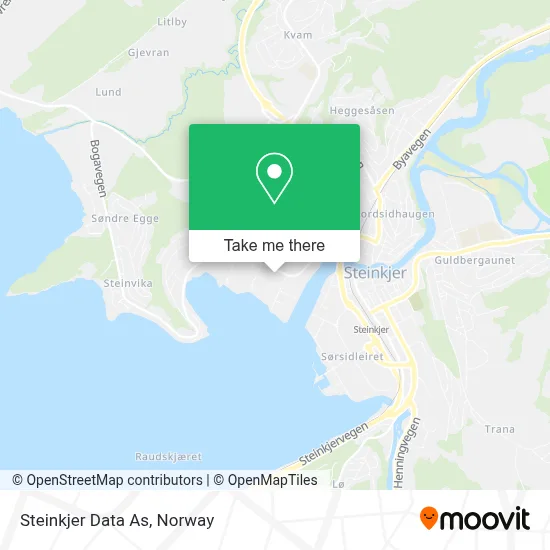 Steinkjer Data As map