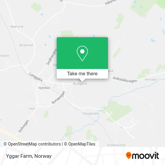 Yggar Farm map