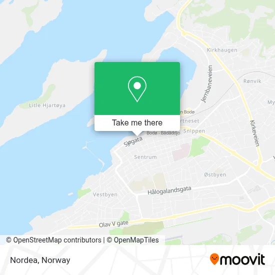 Nordea map