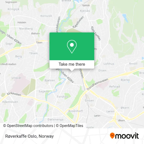 Røverkaffe Oslo map