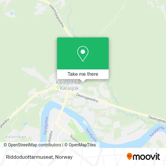 Riddoduottarmuseat map
