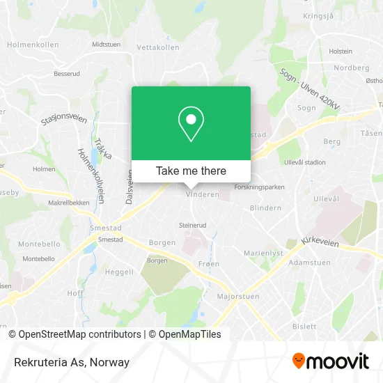 Rekruteria As map