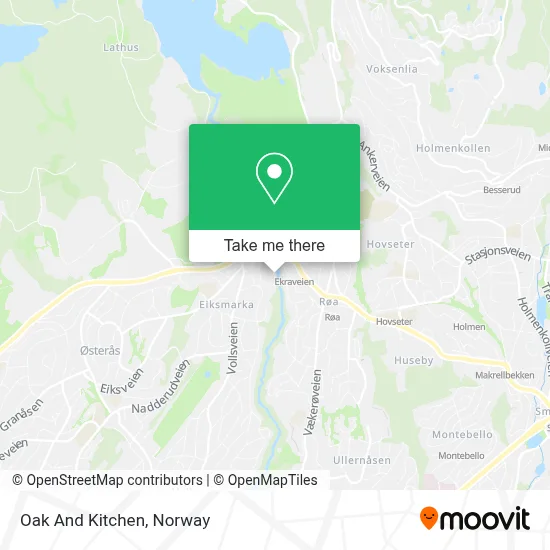 Oak And Kitchen map