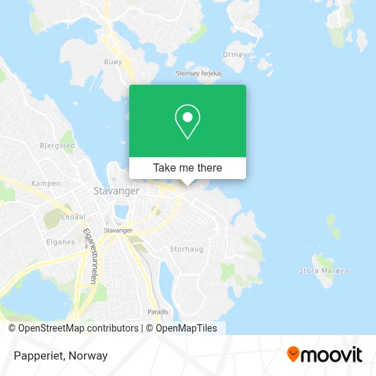 Papperiet map