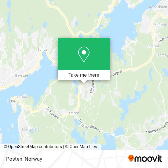Posten map