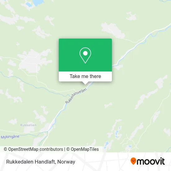 Rukkedalen Handlaft map