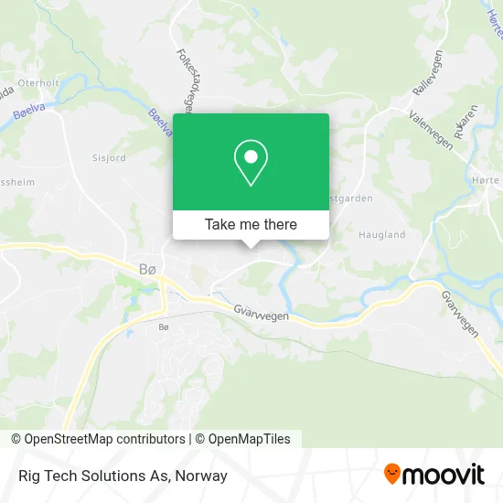 Rig Tech Solutions As map