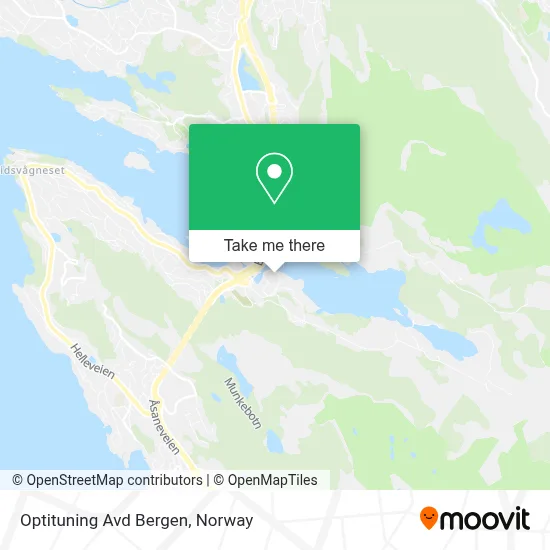 Optituning Avd Bergen map