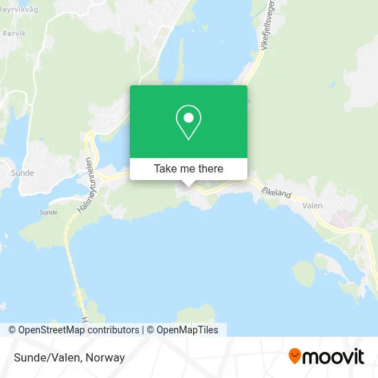 Sunde/Valen map
