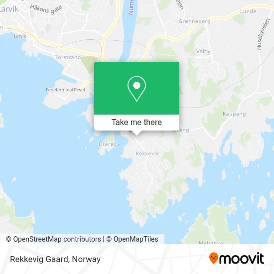 Rekkevig Gaard map