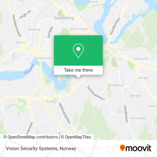 Vision Security Systems map