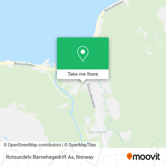 Rotsundelv Barnehagedrift As map