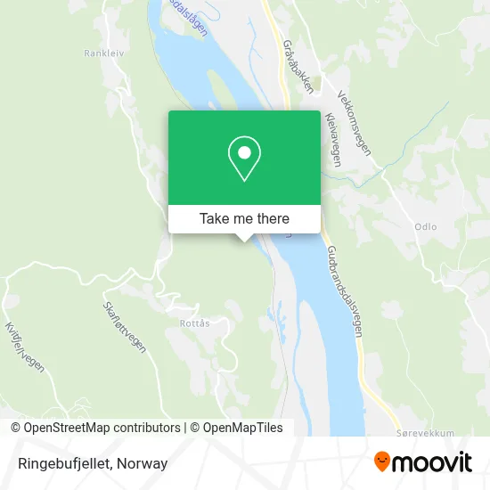 Ringebufjellet map