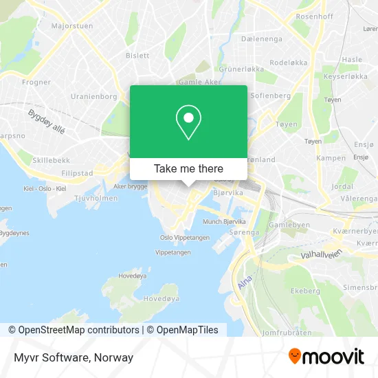Myvr Software map