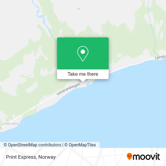 Print Express map