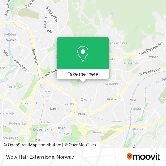 Wow Hair Extensions map