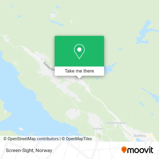 Screen-Sight map