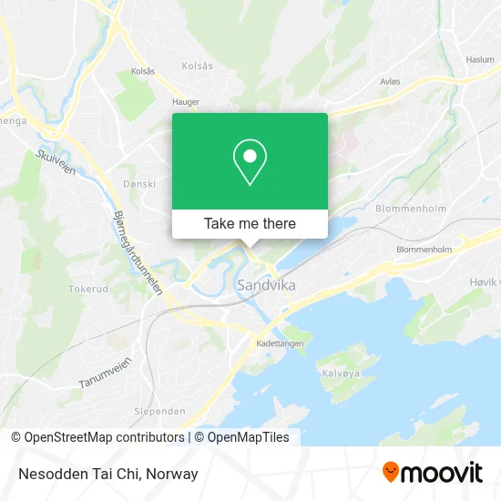 Nesodden Tai Chi map