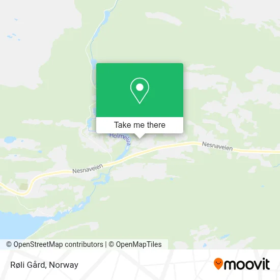 Røli Gård map