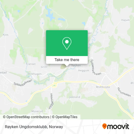 Røyken Ungdomsklubb map