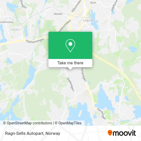 Ragn-Sells Autopart map