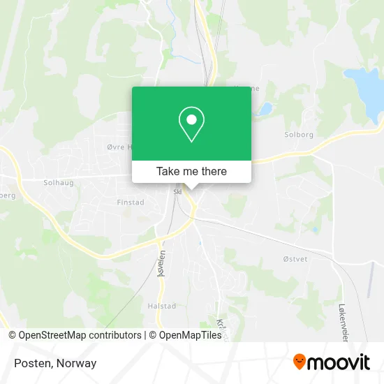 Posten map