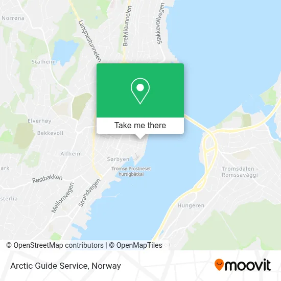 Arctic Guide Service map