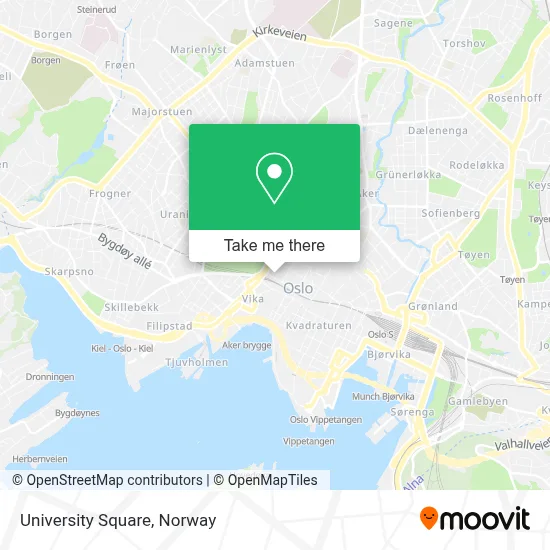 University Square map