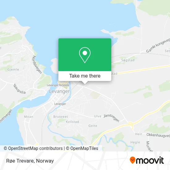 Røe Trevare map