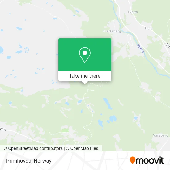 Primhovda map