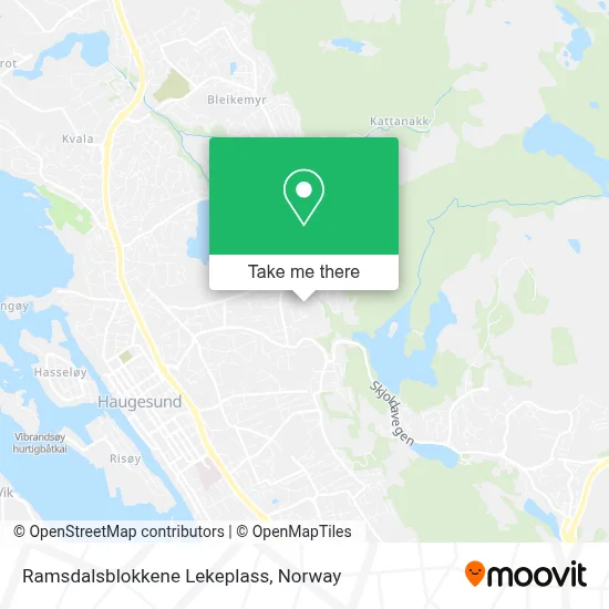 Ramsdalsblokkene Lekeplass map