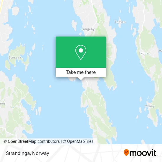 Strandinga map