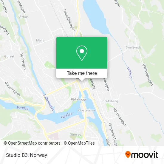 Studio B3 map