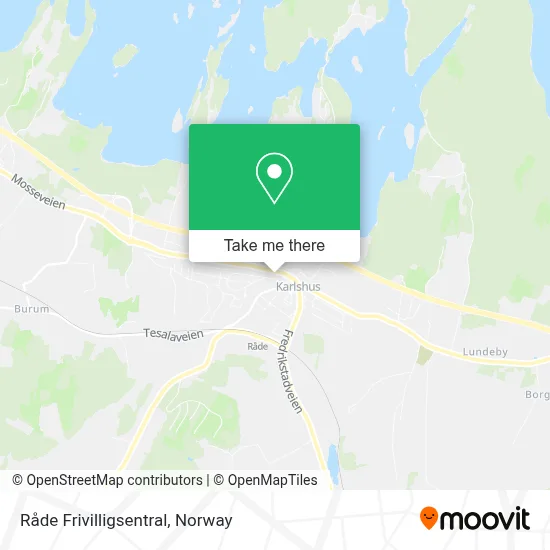 Råde Frivilligsentral map