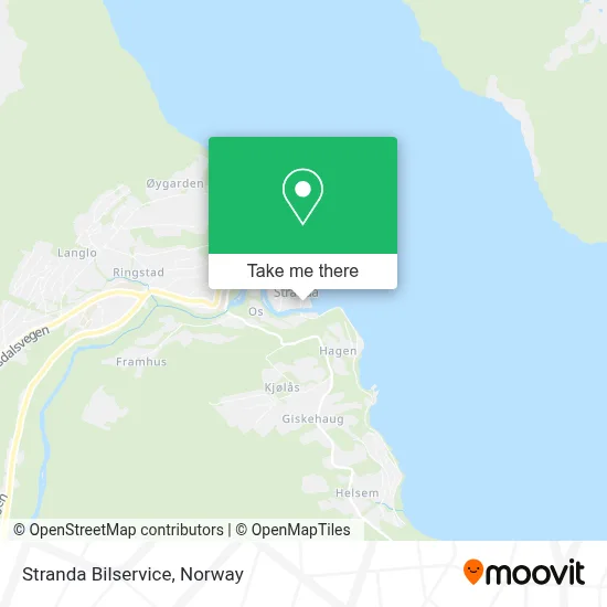 Stranda Bilservice map