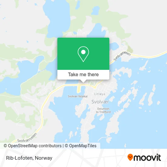 Rib-Lofoten map