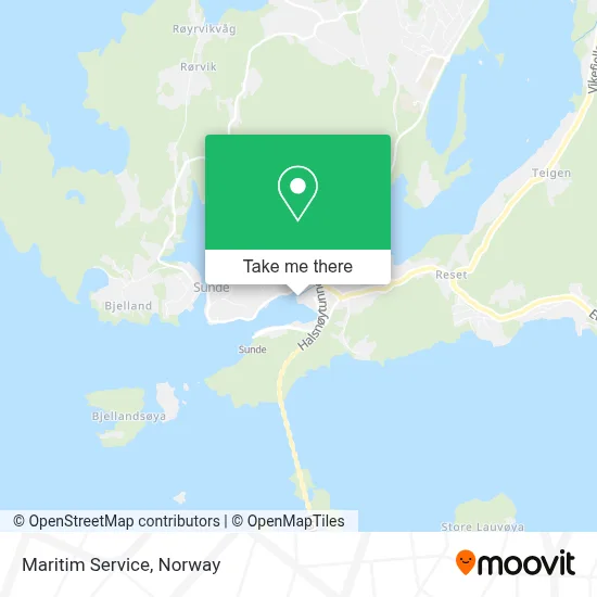 Maritim Service map