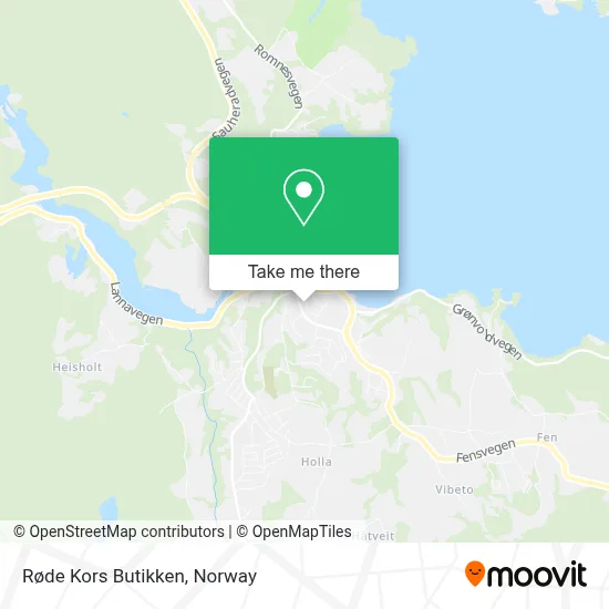 Røde Kors Butikken map