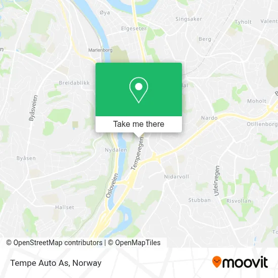 Tempe Auto As map