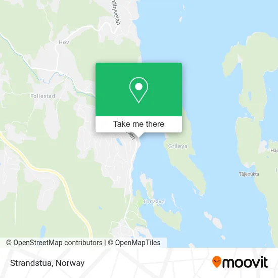 Strandstua map