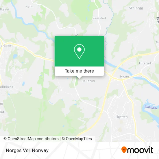 Norges Vel map