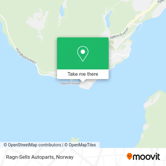 Ragn-Sells Autoparts map