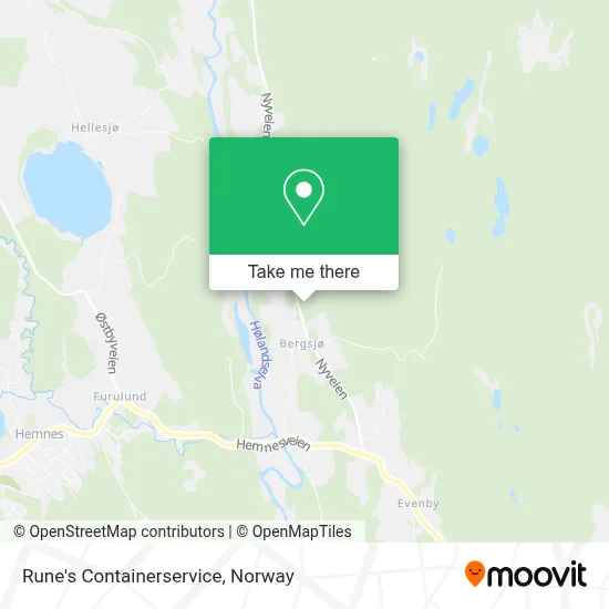 Rune's Containerservice map
